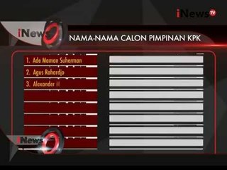 Download Video: Seleksi Calon Pimpinan KPK, Tujuh Nama Jalani Tahap Wawancara - iNews Petang 25/08