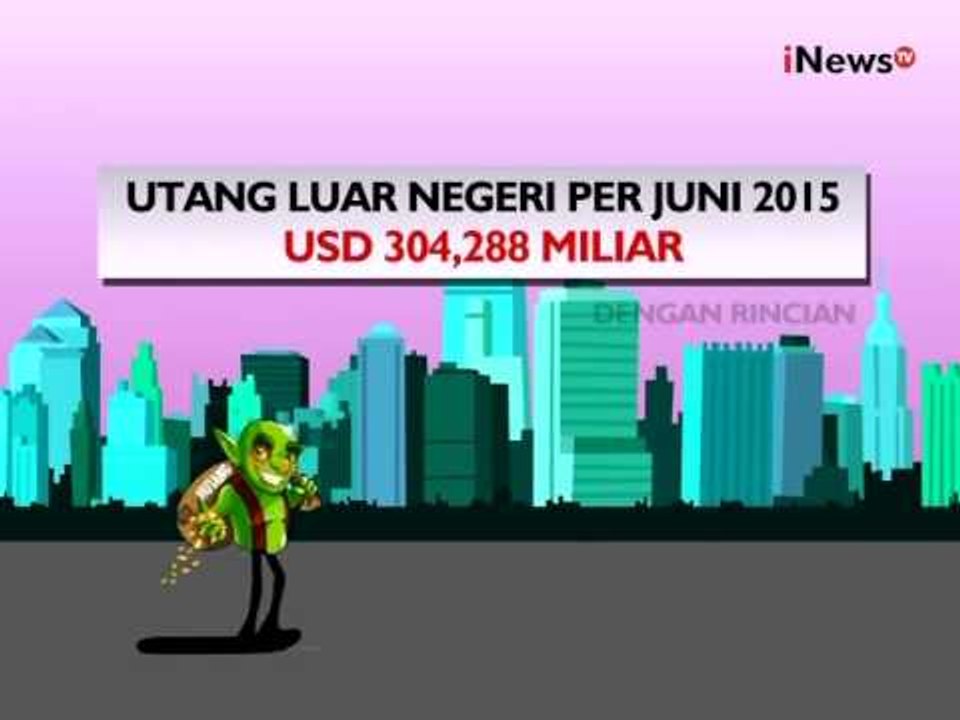 Perlambatan Ekonomi, IHSG Anjlok, Hutang Luar Negeri Pemerintah USD 134,6 Milyar - iNews Siang 26/08