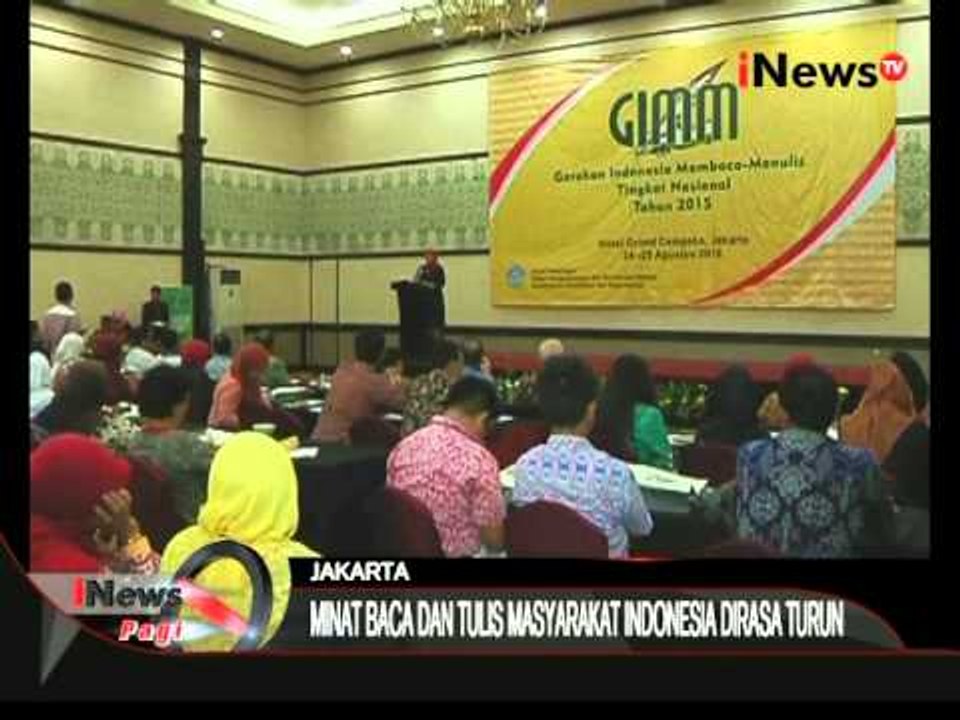 Kemenbud Luncurkan Program Gemar Membaca Dan Menulis - iNews Pagi 25/08