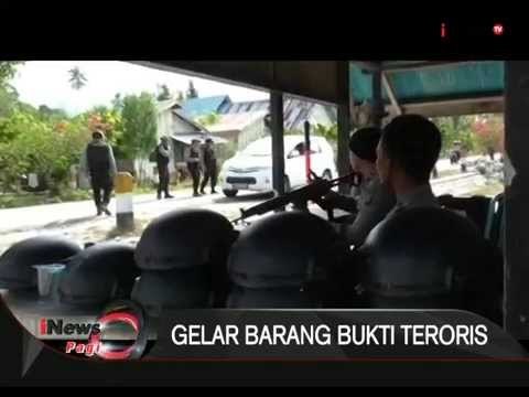 Gelar Barang Bukti Teroris, Poso, Sulteng - iNews Pagi 24/08