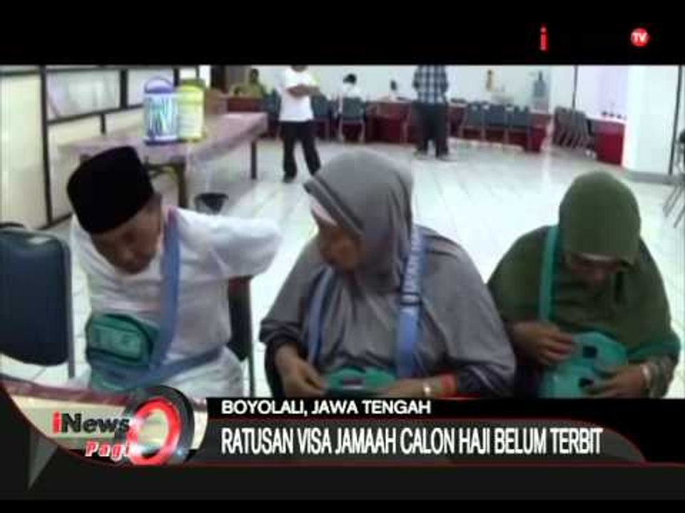 Belum Dapat Visa Jamaah Haji Boyolali, Ditampung Di Embarkasih Tanpa Kejelasan - iNews Pagi 27/08