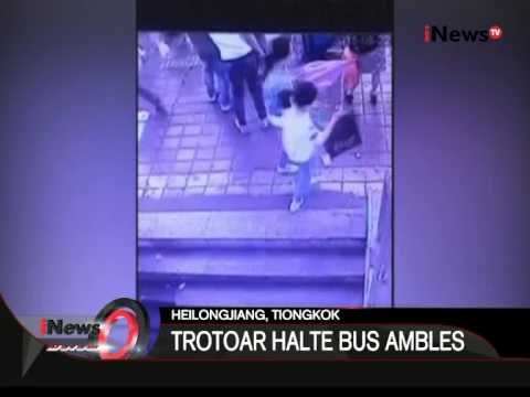 Insiden Trotoar Ambles Di Heilongjiang, Tiongkok - iNews Malam 27/08