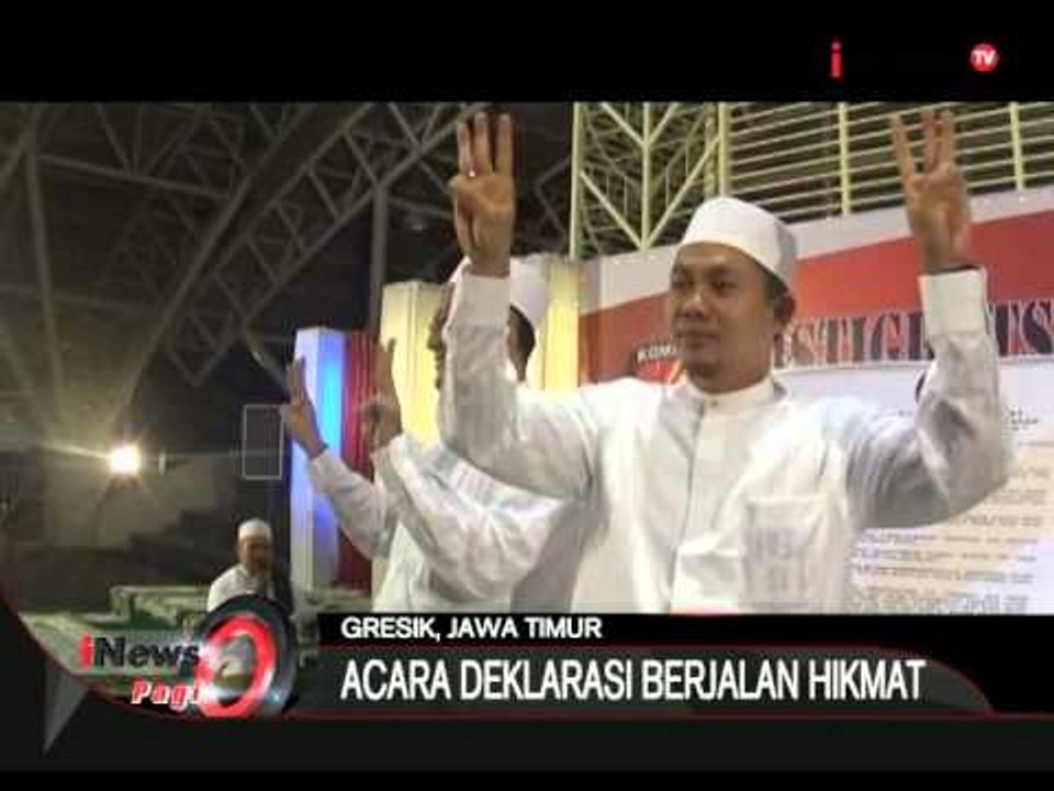 Deklarasi Pilkada Damai Calon Bupati Gersik Bernuansa Agamis - iNews Pagi 28/08