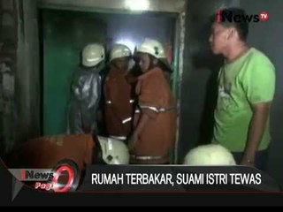 Rumah Terbakar, Suami Istri Tewas Karena Terjebak Didalam Rumah - iNews Pagi 31/08