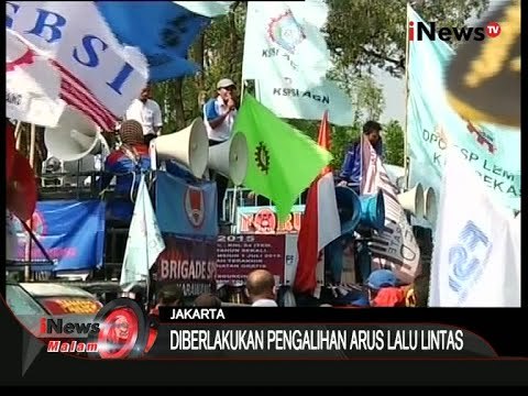 Puluhan Buruh Se-Jabodetabek Berunjuk Rasa Di Depan Istana Negara - iNews Malam 01/09