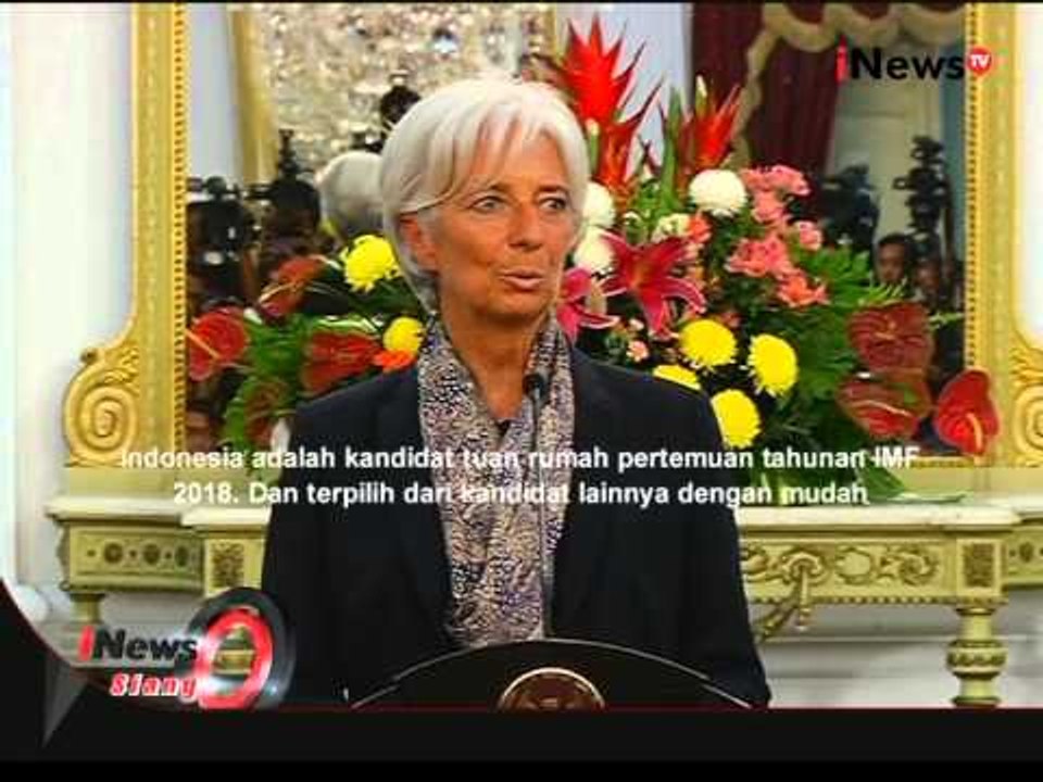 Pertemuan Presiden Dan IMF Membahas Indonesia Sebagai Tuan Rumah Konferensi IMF - iNews Siang 02/09