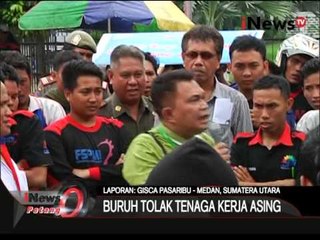 Live Report: Gisca Pasaribu, Unjuk Rasa Buruh - Medan - iNews Petang 01/09