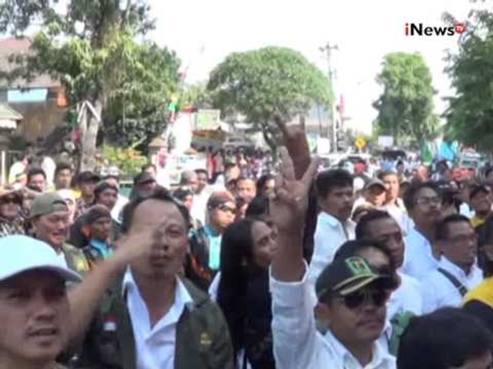 Perang Yel Yel Mewarnai Deklarasi Damai Pilkada Di Semarang, Jateng - iNews Pagi 28/08