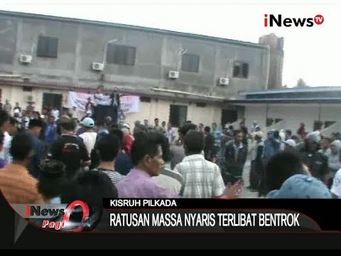 Kisruh Pilkada, Ratusan Massa Nyaris Terlibat Bentrok - iNews Pagi 03/09