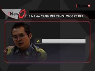 Inilah 8 Nama Capim KPK Yang Lolos Ke DPR - iNews Pagi 02/09