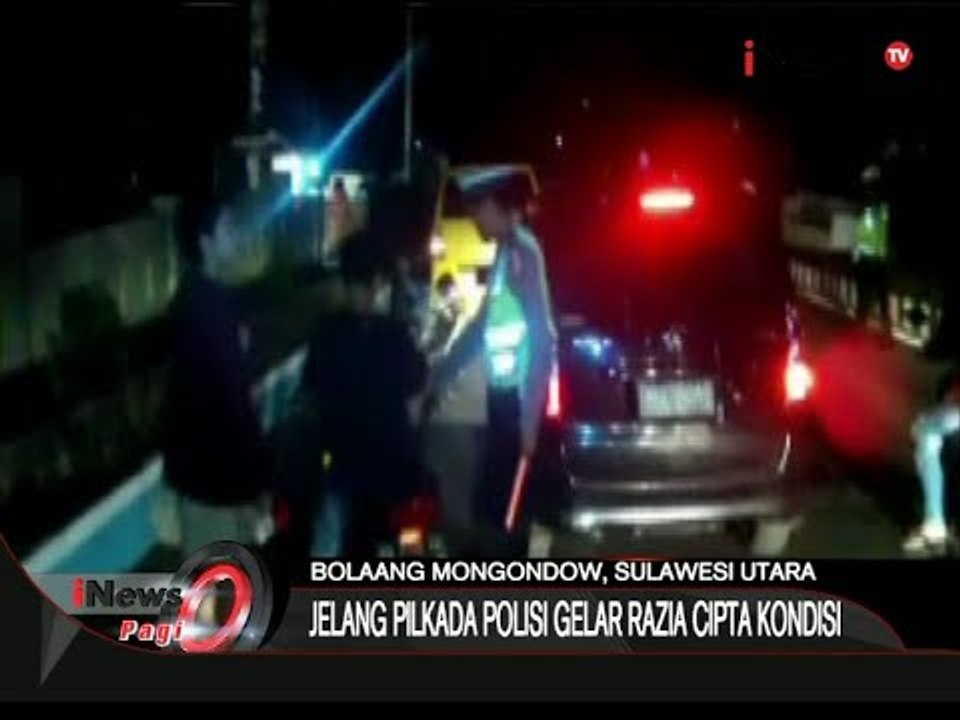 Pilkada 2015, Jelang Pilkada Polisi Gelar Razia Cipta Kondisi - iNews Pagi 07/09