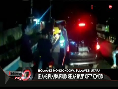 Pilkada 2015, Jelang Pilkada Polisi Gelar Razia Cipta Kondisi - iNews Pagi 07/09