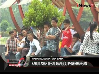 Kabut Asap Ganggu Penerbangan, Penumpnag Menumpuk Di Bandara, Padang - iNews Malam 06/09