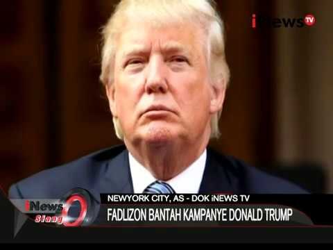 Polemik DPR Di Donald Trump - iNews Siang 07/09