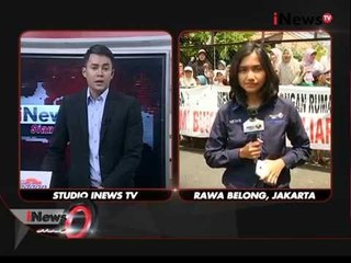 Live Report: Warga Rawa Belong Pasang Pagar Dan Sepanduk Penolakan - iNews Siang 07/09