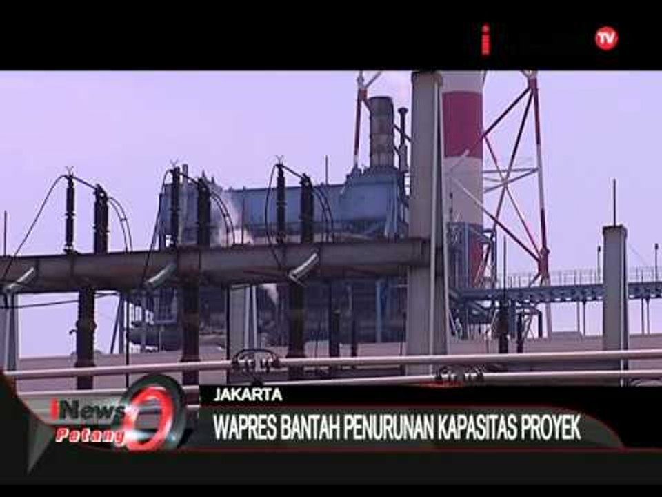 Wapres Membantah Proyek Listrik 35 000 Megawatt - iNews Petang 08/09
