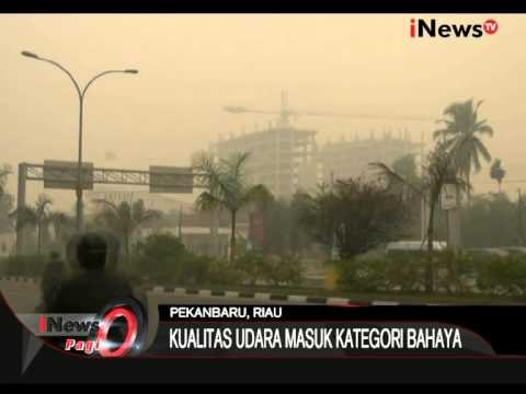Pencemaran Udara Di Riau Paling Buruk Dan Berbahaya, Warga Terserang Ispa - iNews Pagi 09/09