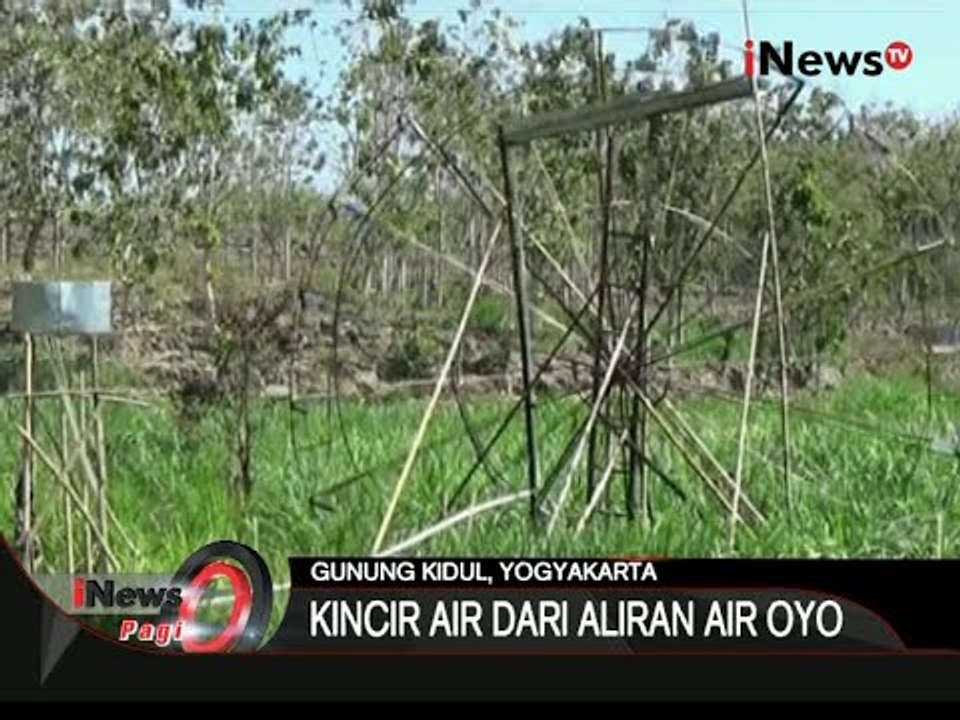 Kisah Inspiratif Petani Gunung Kidul Ciptakan Kincir Air Dari Aliran Air Oyo - iNews Pagi 09/09