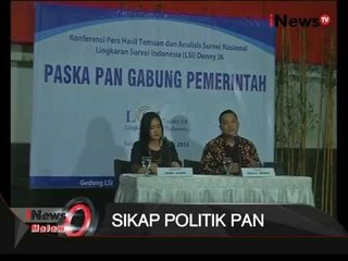 Sikap Politik PAN, Publik Tidak Setuju Sikap PAN - iNews Malam 08/09