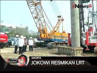 Pembangun LRT Sudah Diresmikan Oleh Presiden Jokowi - iNews Siang 09/09