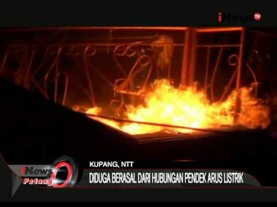 Puluhan Kios Dan Lapak Pasar Ludes Terbakar Di Kupang, NTT - iNews Petang 09/09