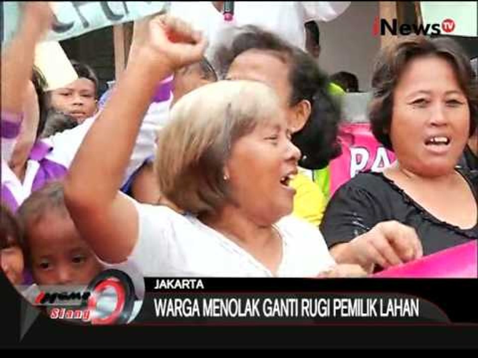 Warga Kelurahan Kebon Kelapa Kecamatan Gambir Jakarta Pusat Menolak Digusur - iNews Siang 11/09