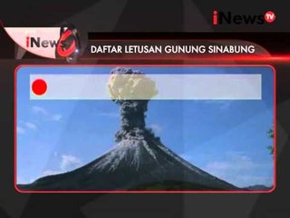 Sinabung Kembali Aktif Dan Berstatus Waspada - iNews Pagi 16/09
