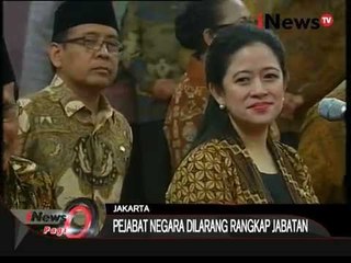 Inilah Larangan Rangkap Jabatan Menteri Dan Anggota DPR Di Indonesia - iNews Pagi 16/09