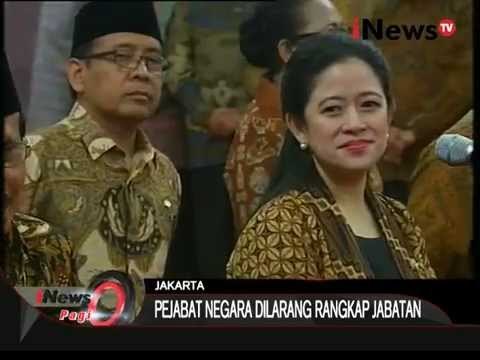 Inilah Larangan Rangkap Jabatan Menteri Dan Anggota DPR Di Indonesia - iNews Pagi 16/09