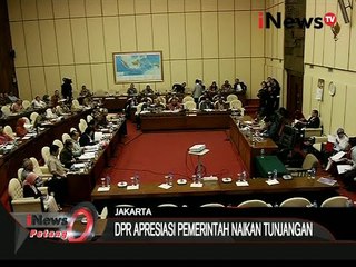 DPR Apresiasi Pemerintah Naikan Tunjangan - iNews Petang 16/09