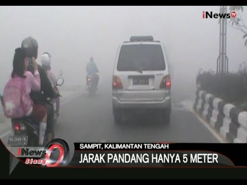Asap Makin Tebal, Kota Sampit Nyaris Hilang Ditengah Kabut Asap - iNews Siang 15/09