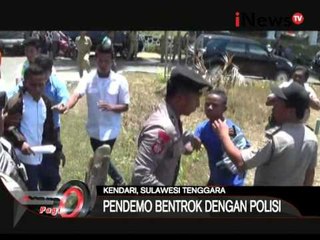 Ujuk Rasa Ricuh, Pendemo Bentrok Dengan Polisi Di Kendari, Sulawesi Tengah - iNews Pagi 17/09