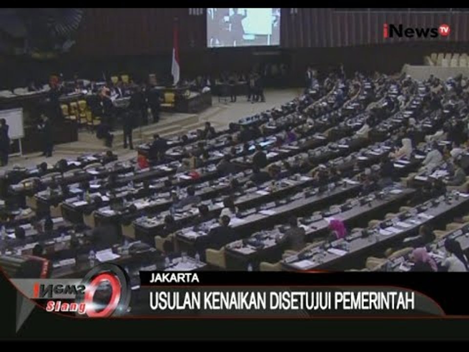 Usulan Kenaikan Tunjangan Anggota DPR Disetujui Pemerintah -  iNews Siang 17/09