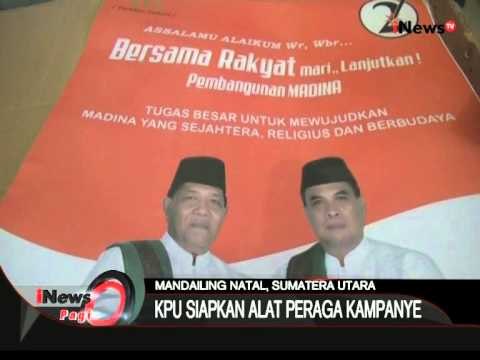 KPUD Telah Rampungkan Semua Alat Peraga Kampanye Di Mandailing Natal, Sumut - iNews Pagi 17/09
