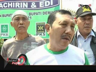 Download Video: APK Di Pasang Asal-Asalan, Timses Sejumlah Pasangan Protes Di Demak, Jateng - iNews Pagi 17/09