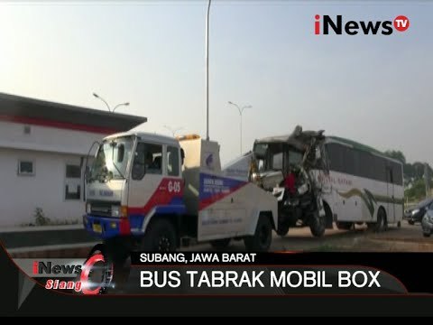 Lagi Lagi Kecelakaan Di Tol Cipali, Bus Tabrak Mobil Box 1 Orang Tewas - iNews Siang 18/09