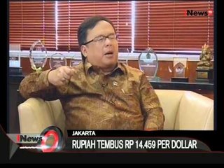 Rupiah Terus Melemah, Kementerian Keuangan Nilai Tidak Logis - iNews Malam 17/09