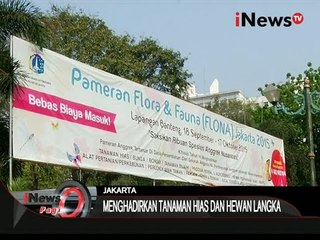 Pameran Flora Dan Fauna Di Lapangan Banteng Jakarta - iNews Pagi 21/09
