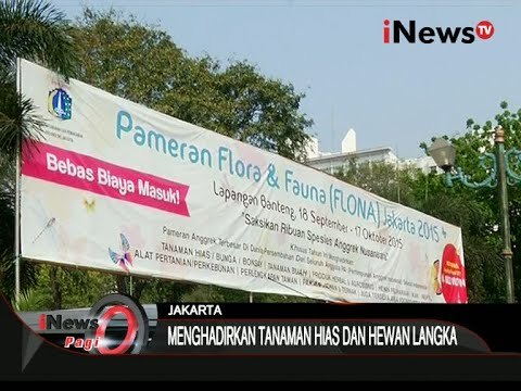 Pameran Flora Dan Fauna Di Lapangan Banteng Jakarta - iNews Pagi 21/09