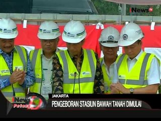 Proyek MRT, Pengeboran Stasiun Bawah Tanah Dimulai - iNews Petang 21/09