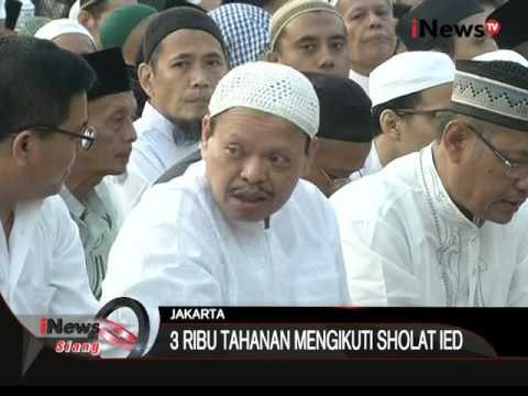 Sutan Bhatoegana Dan Ribuan Napi Shalat Idul Adha Di Lapas Cipinang - iNews Siang 24/09