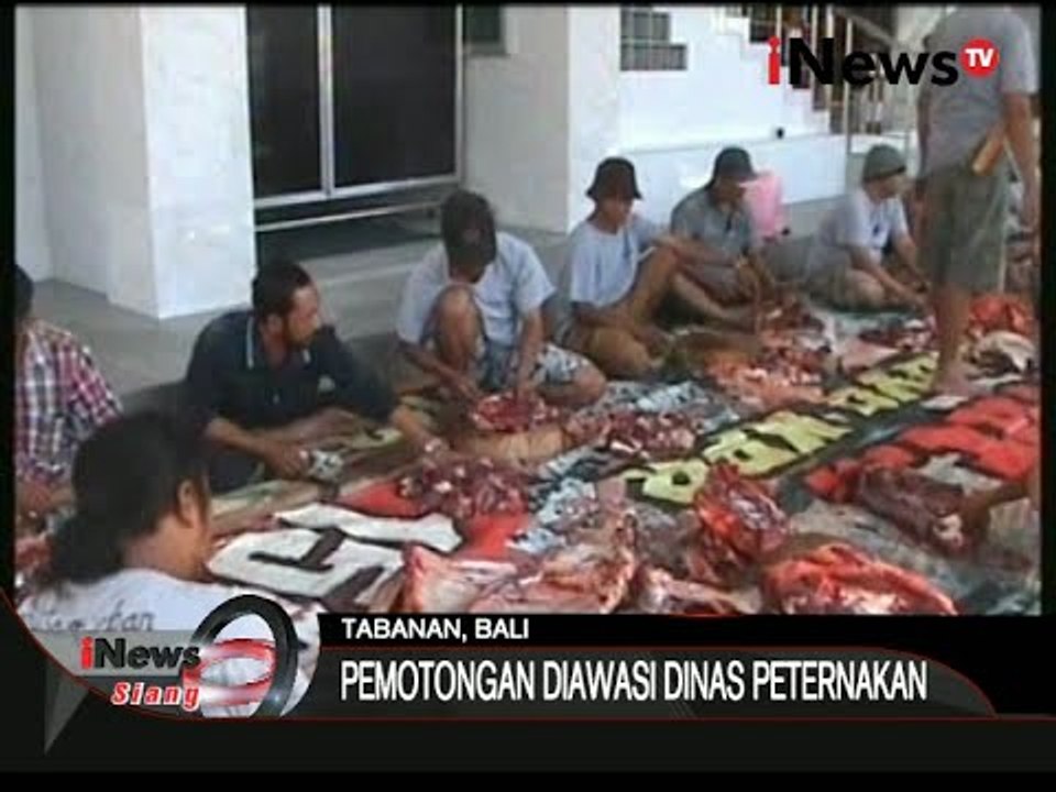 Warga Tunggu Pembagian Daging Kurban - iNews Siang 24/09