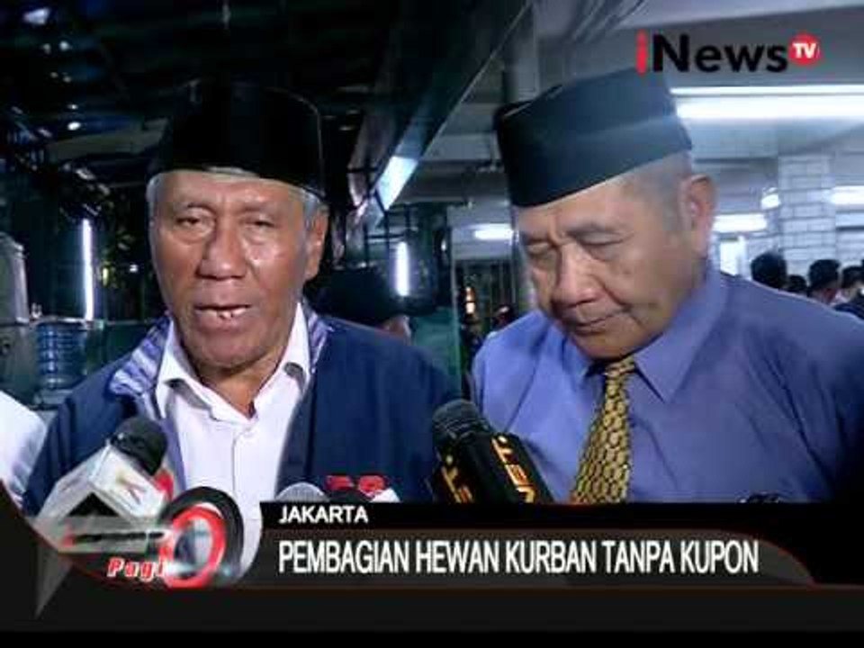 Masjid Istiqlal Sembelih 15 Ekor Sapi Dan 12 Ekor Kambing - iNews Pagi 25/09