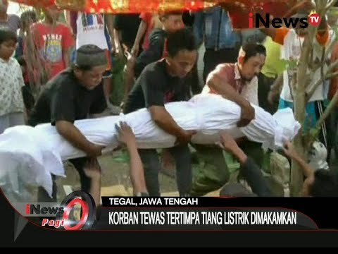 Korban Tewas Tertimpa Tiang Listrik Dimakamkan - iNews Pagi 24/09