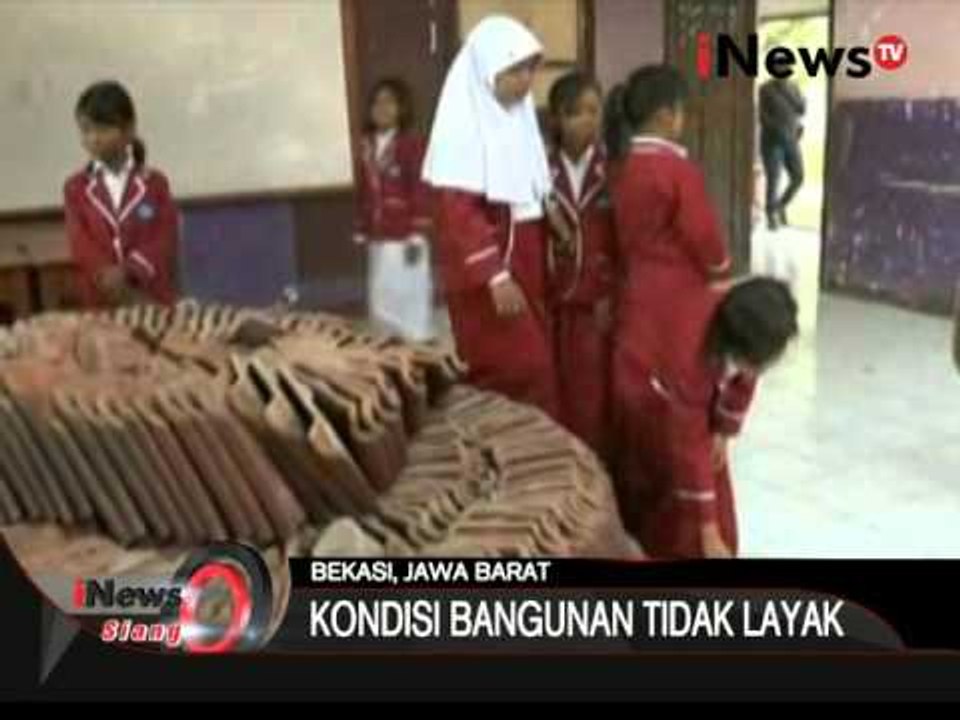 Ruang Kelas Ambruk Diterpa Angin Kencang Di Bekasi, Jawa Barat - iNews Siang 25/09