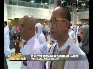 13 Kloter Haji Diterbangkan Ke Tanah Air Hari ini - iNews Pagi 28/09