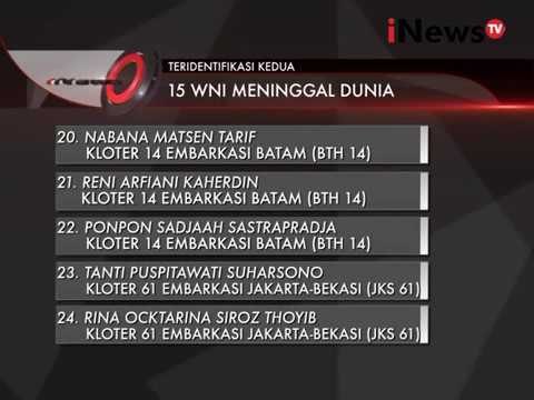 Inilah Daftar Nama Jamaah Haji Korban Tragedi Mina Yang Teridentifikasi - iNews Siang 28/09