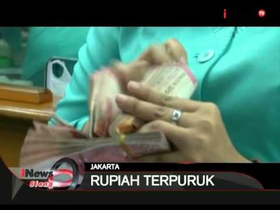 Nilai Tukar Rupiah Terhadap Dollar Kembali Ambruk, Di Level 14.800 - iNews Siang 28/09