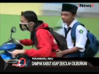 Dampak Kabut Asap, Sejumlah Sekolah Di Pekanbaru Diliburkan - iNews Pagi 29/09