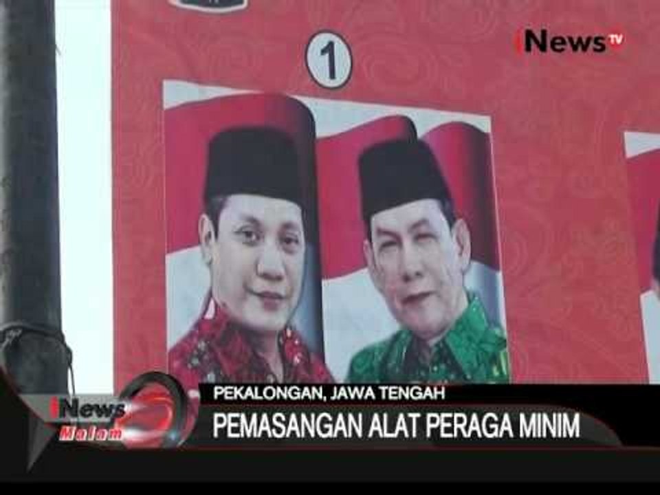 Pasangan Calon Walikota Keluhkan Minimnya Pemasangan Alat Peraga Di Pekalongan -  iNews Malam 28/09